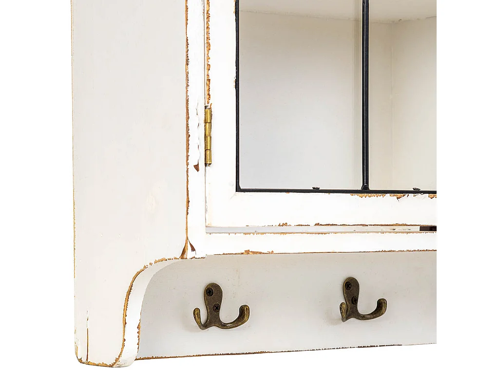Scaffale in legno beige 69x18x50,5h cm