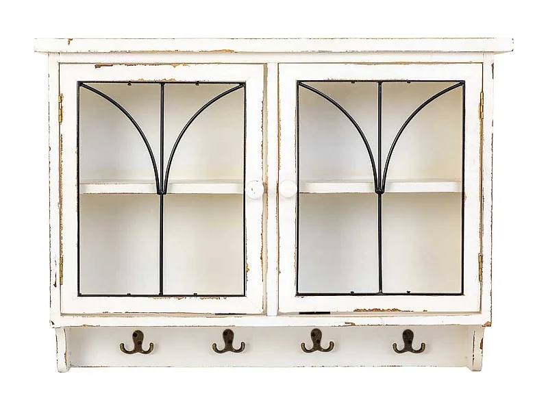 Estantería de madera beige 69x18x50,5h cm