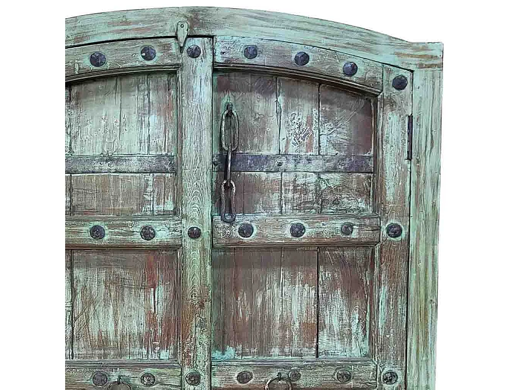 Armoire en bois faite à la main 90-100 x 37 x 170-195 cm (hauteur)