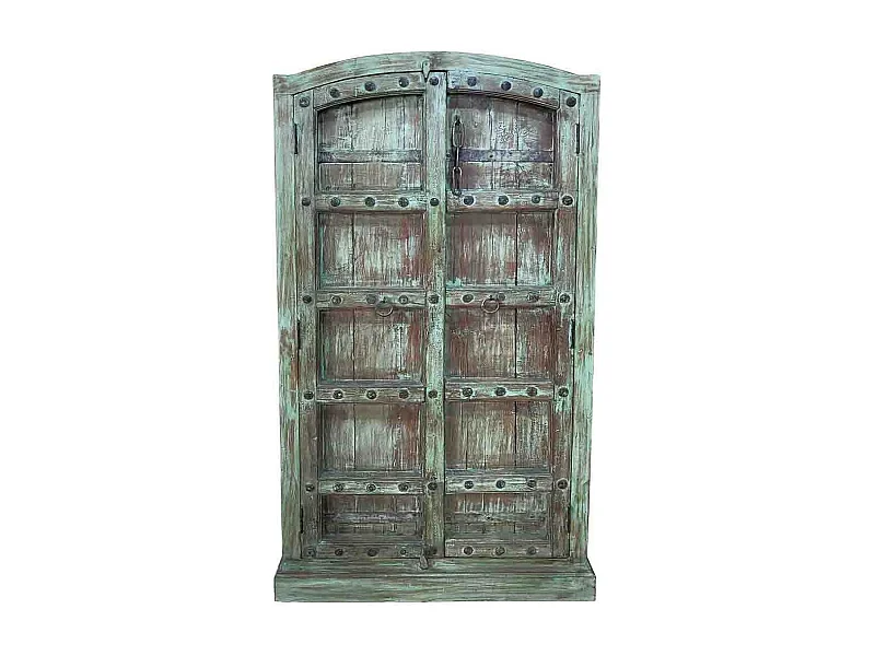 Armoire en bois faite à la main 90-100 x 37 x 170-195 cm (hauteur)