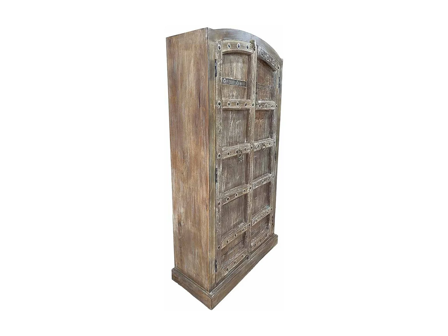 Armoire en bois faite à la main 90-100 x 37 x 170-195 cm (hauteur)