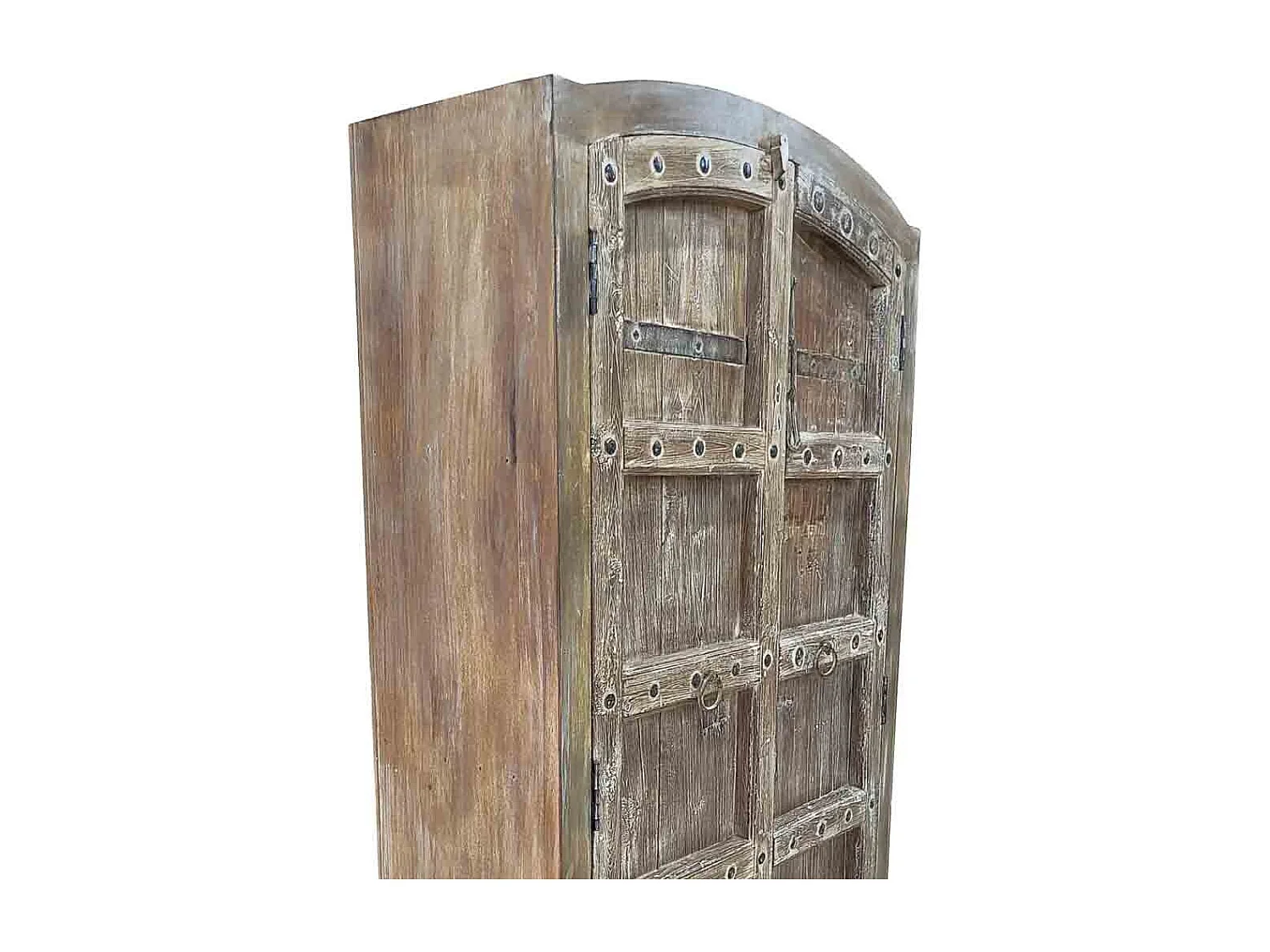 Armoire en bois faite à la main 90-100 x 37 x 170-195 cm (hauteur)