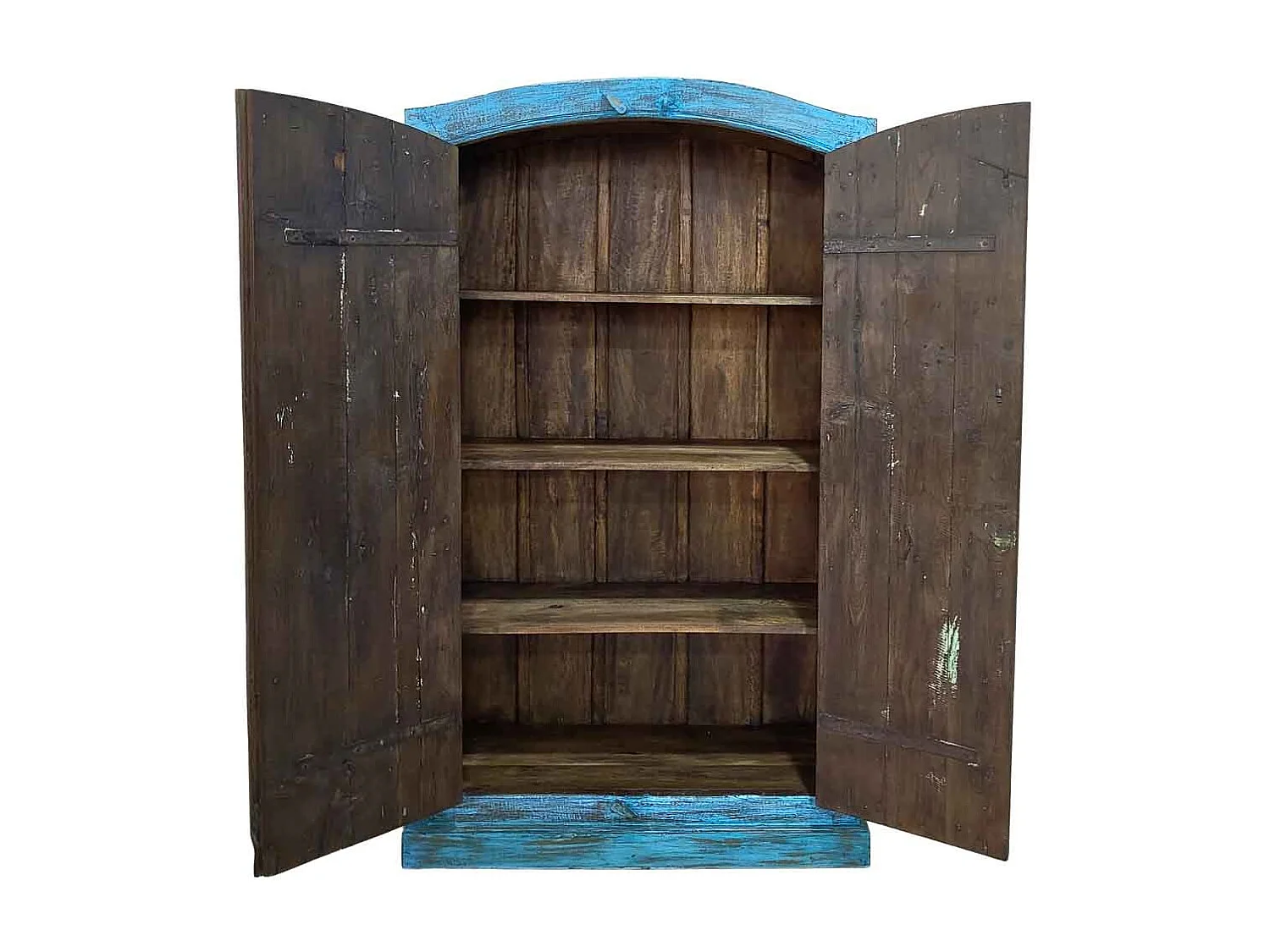 Armoire en bois faite à la main 90-100 x 37 x 170-195 cm (hauteur)