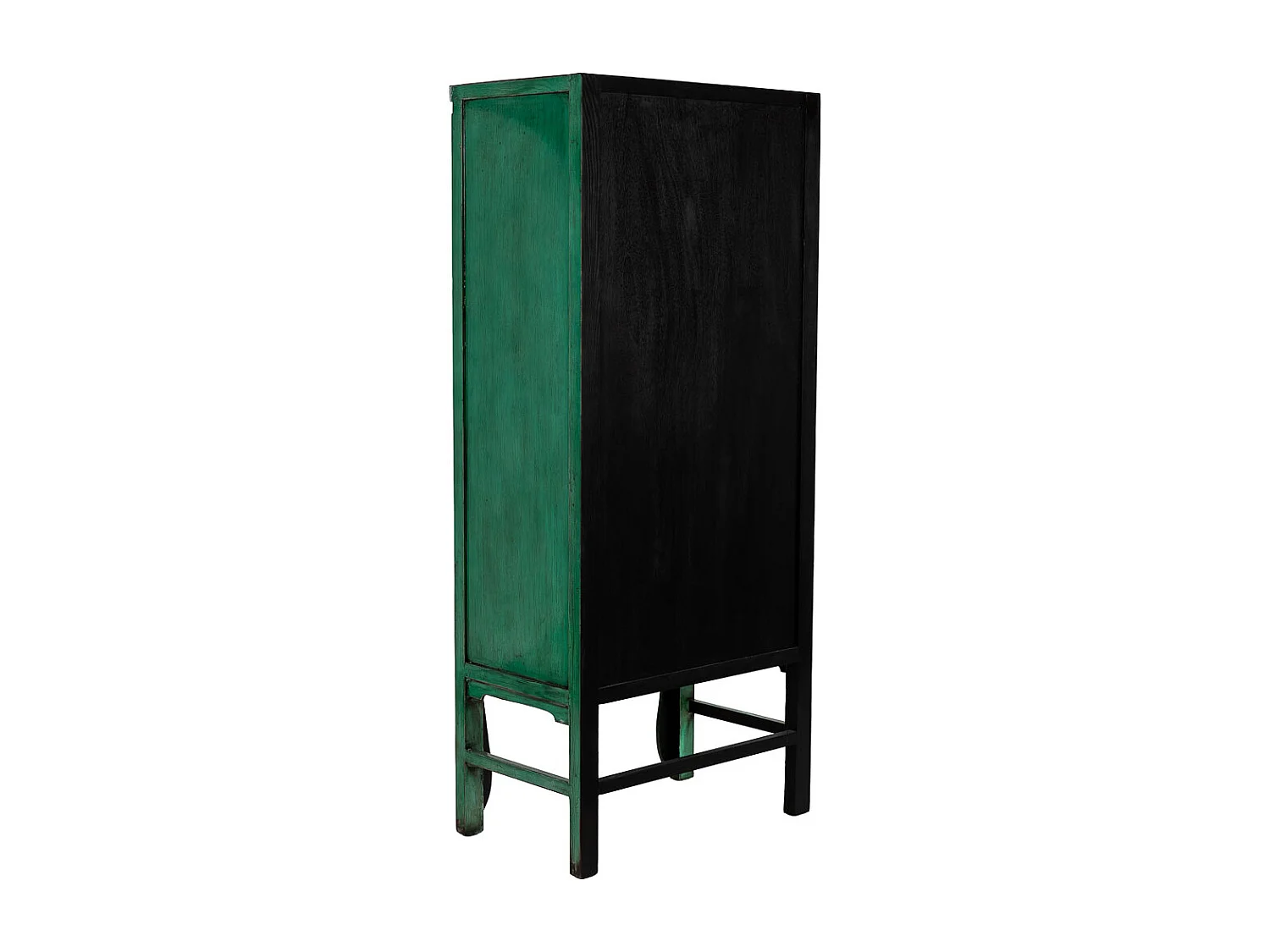 Armario de madera verde 84x50x194h cm