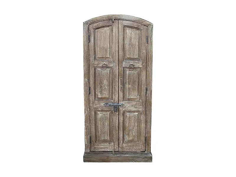 Armoire en bois faite à la main 90-100 x 37 x 170-195 cm (hauteur)