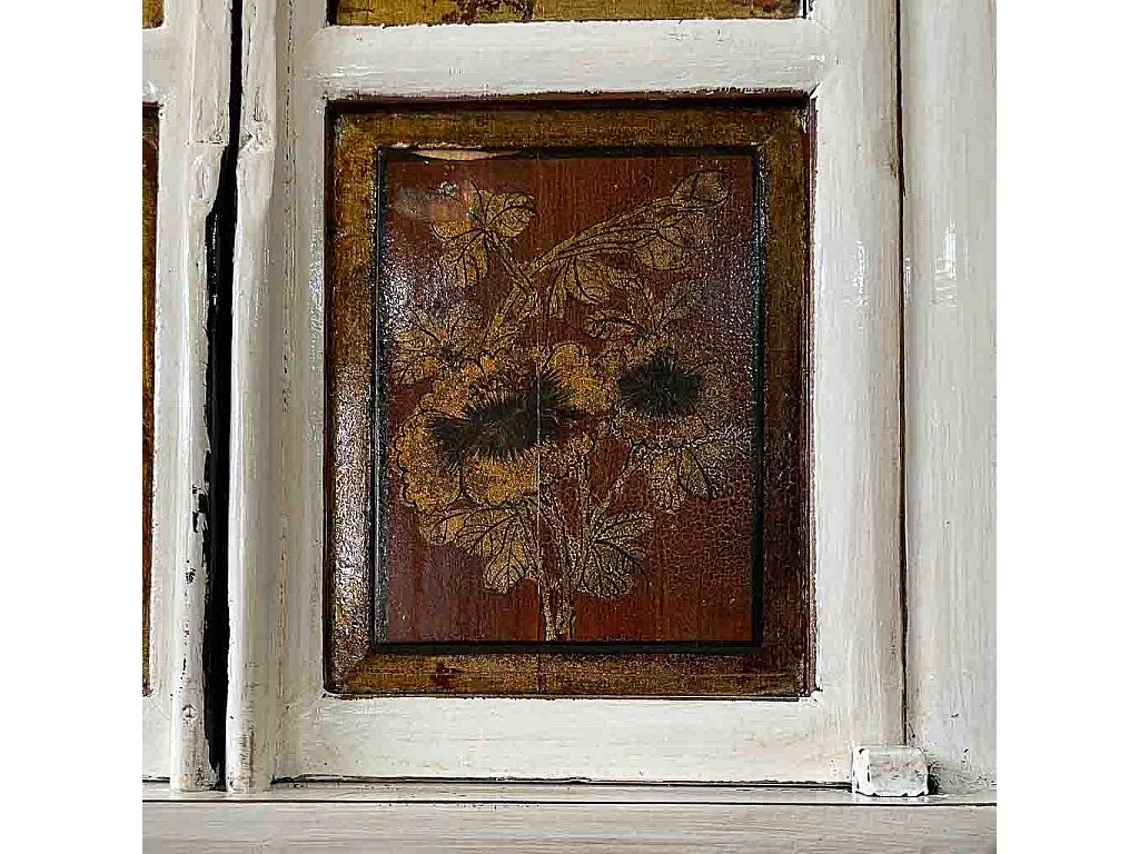 Armoire en bois blanc faite à la main 96x42x175h cm