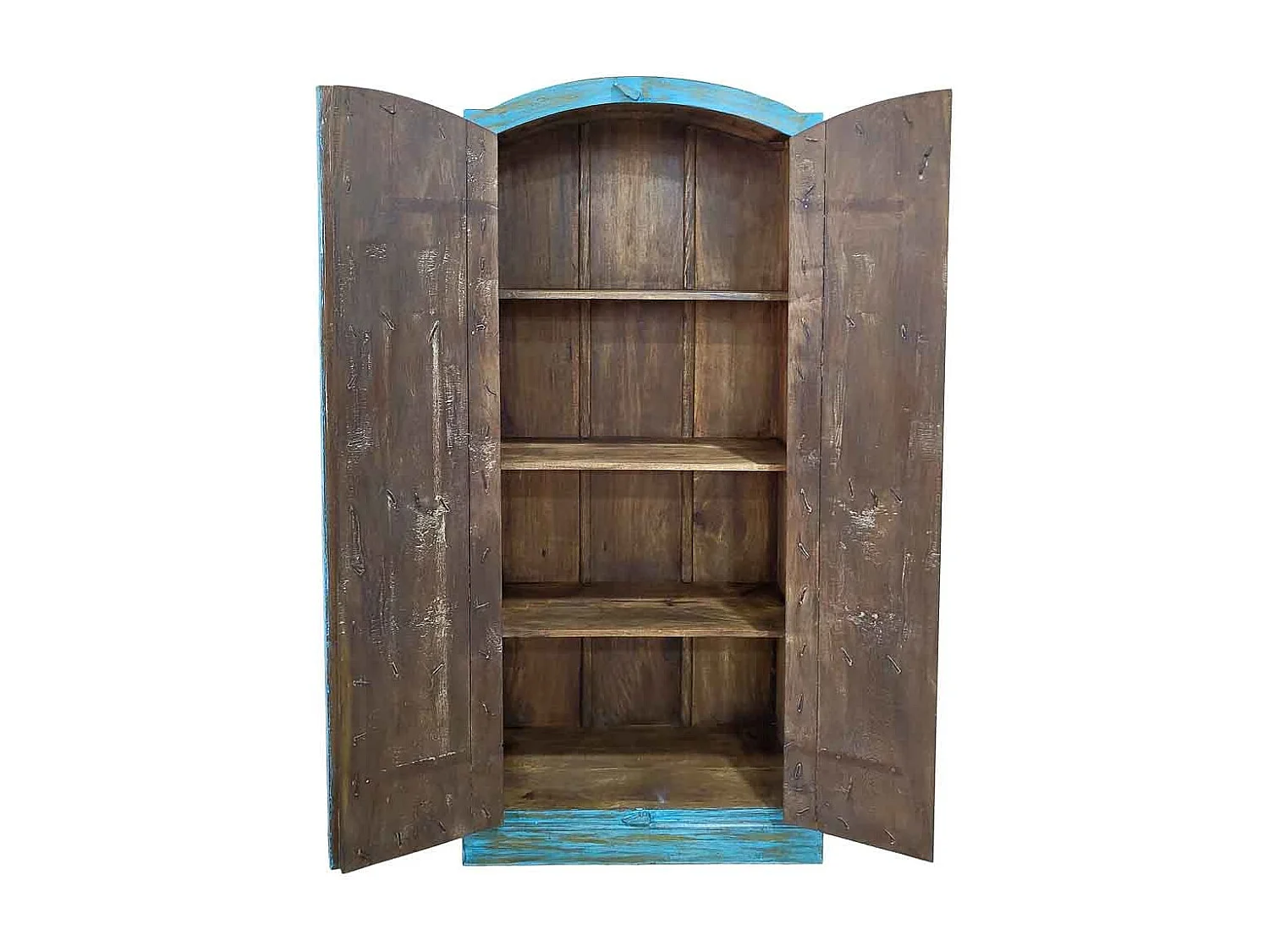 Armoire en bois faite à la main 90-100 x 37 x 170-195 cm (hauteur)