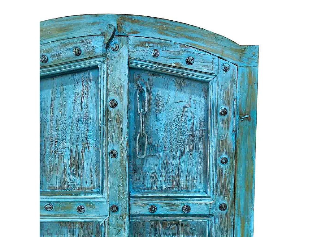 Armoire en bois faite à la main 90-100 x 37 x 170-195 cm (hauteur)
