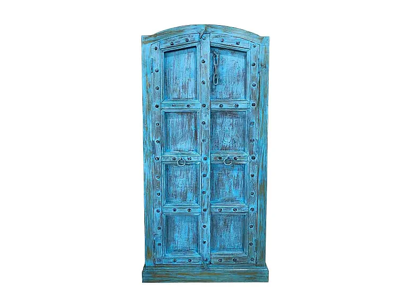 Armoire en bois faite à la main 90-100 x 37 x 170-195 cm (hauteur)