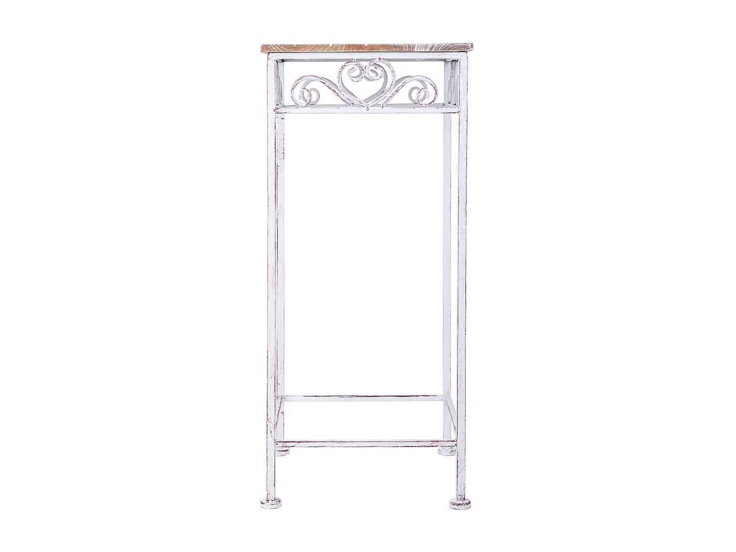 Ensemble de 3 supports pour pots de fleurs beige, 32x32x71h cm