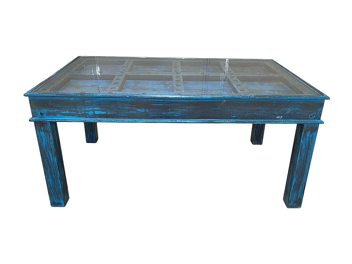 Table en bois faite à la main 164 x 101 x 76 cm (h)