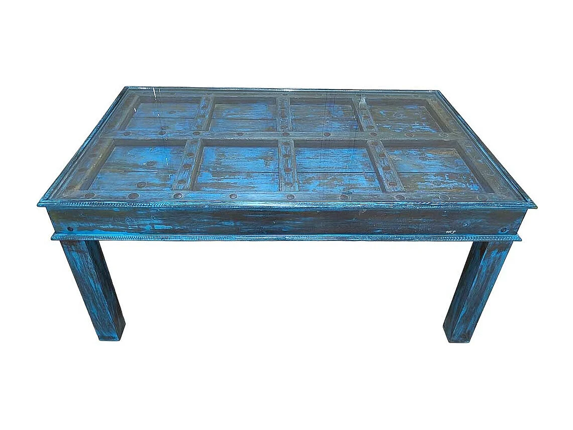 Table en bois faite à la main 164 x 101 x 76 cm (h)