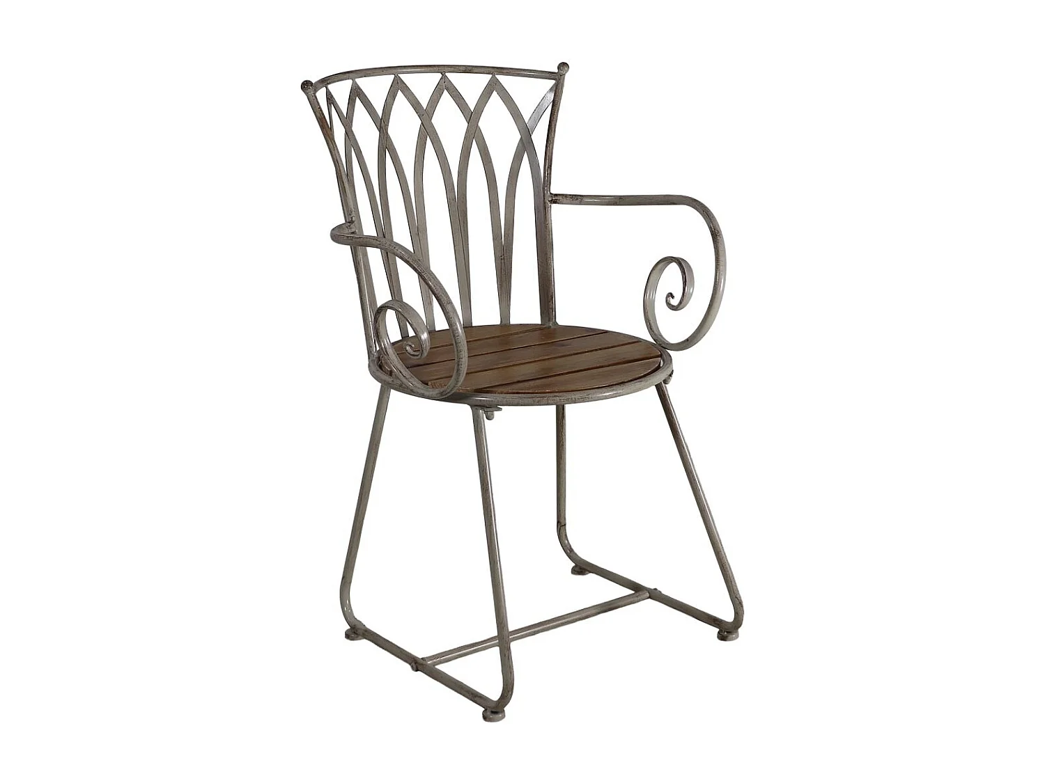 Chaise gris 56x46x86