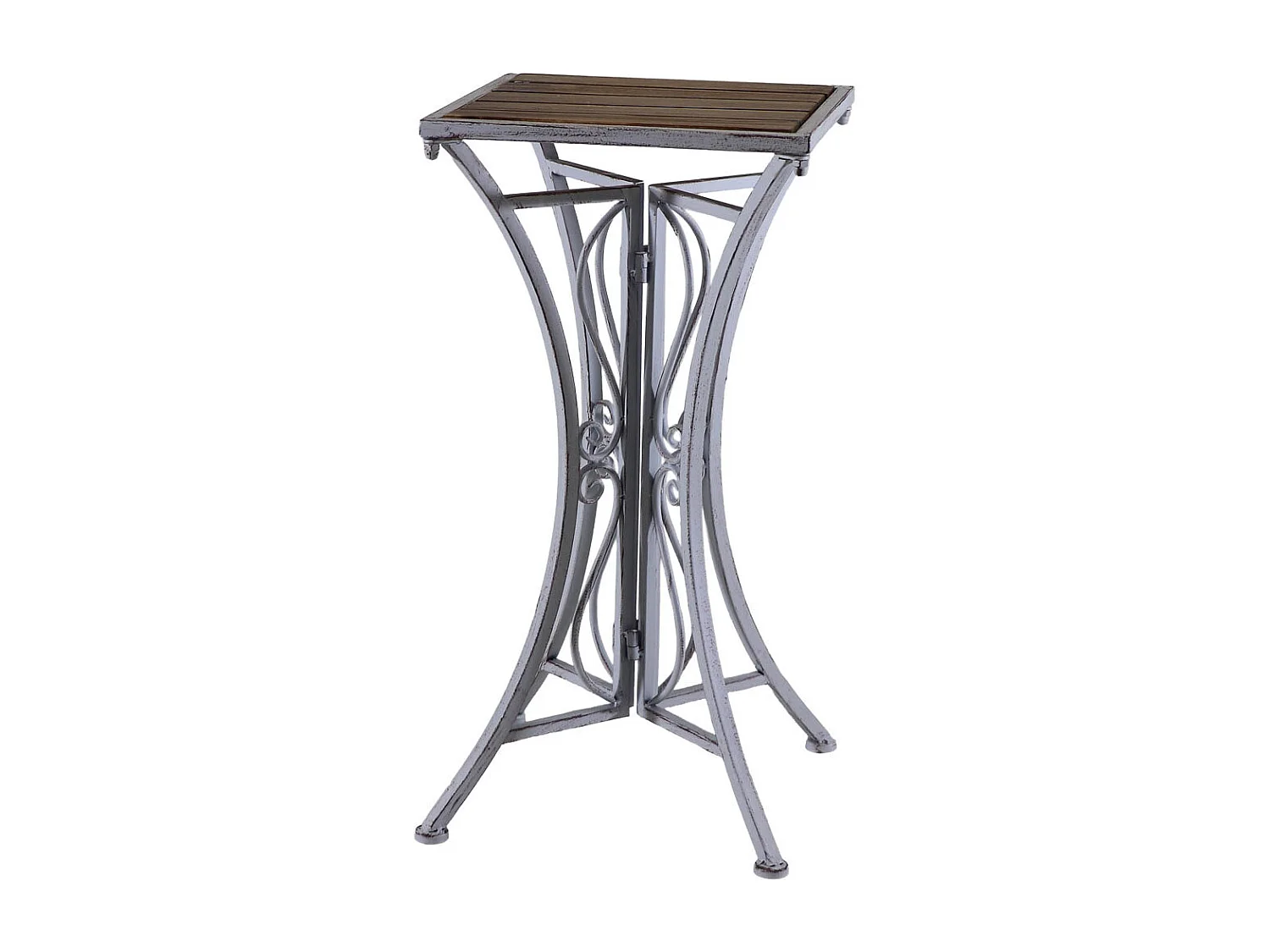 Mesa auxiliar gris 35x35x70