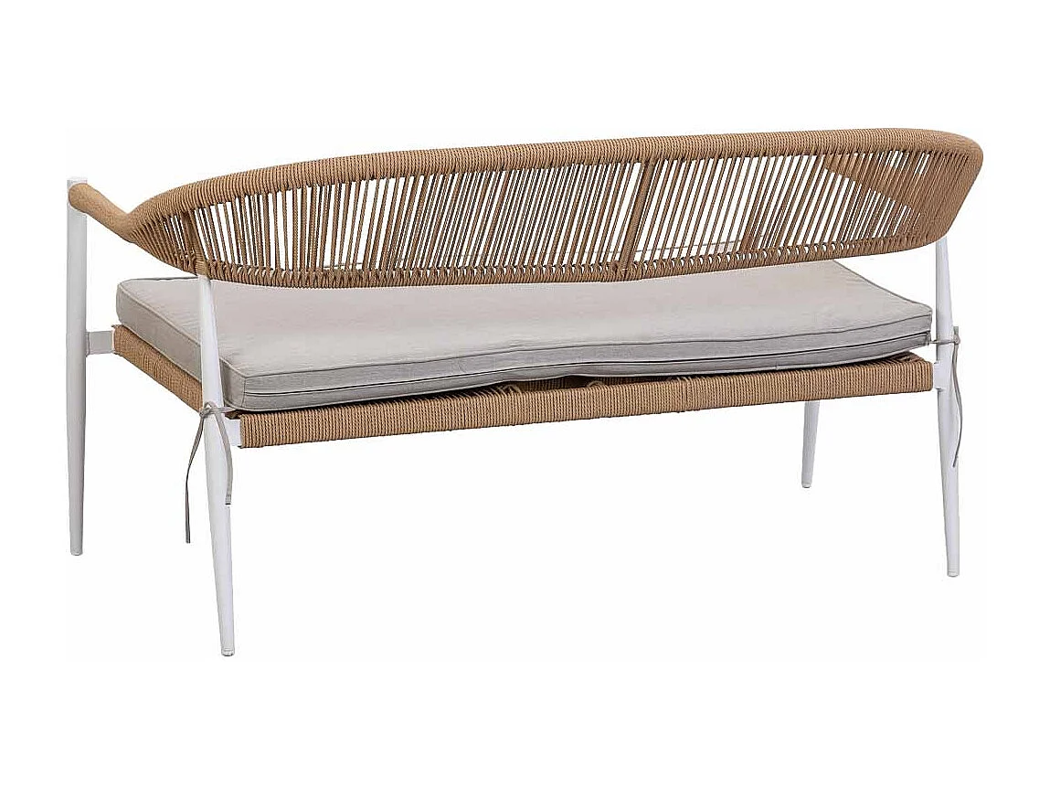 Tavolo, divano e 2 poltrone multicolore 100x55x45, 68x69x75, 138x69x75