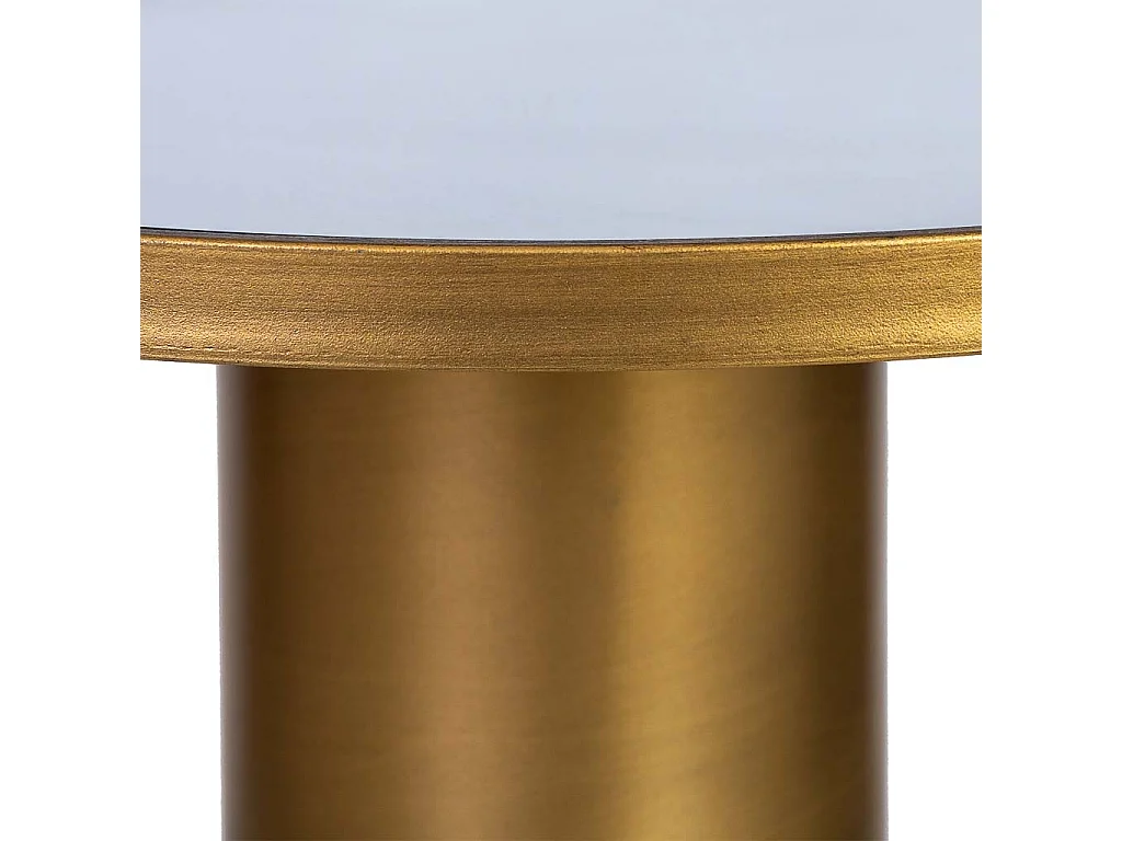 Beistelltisch aus Metall, 46x46x45H cm