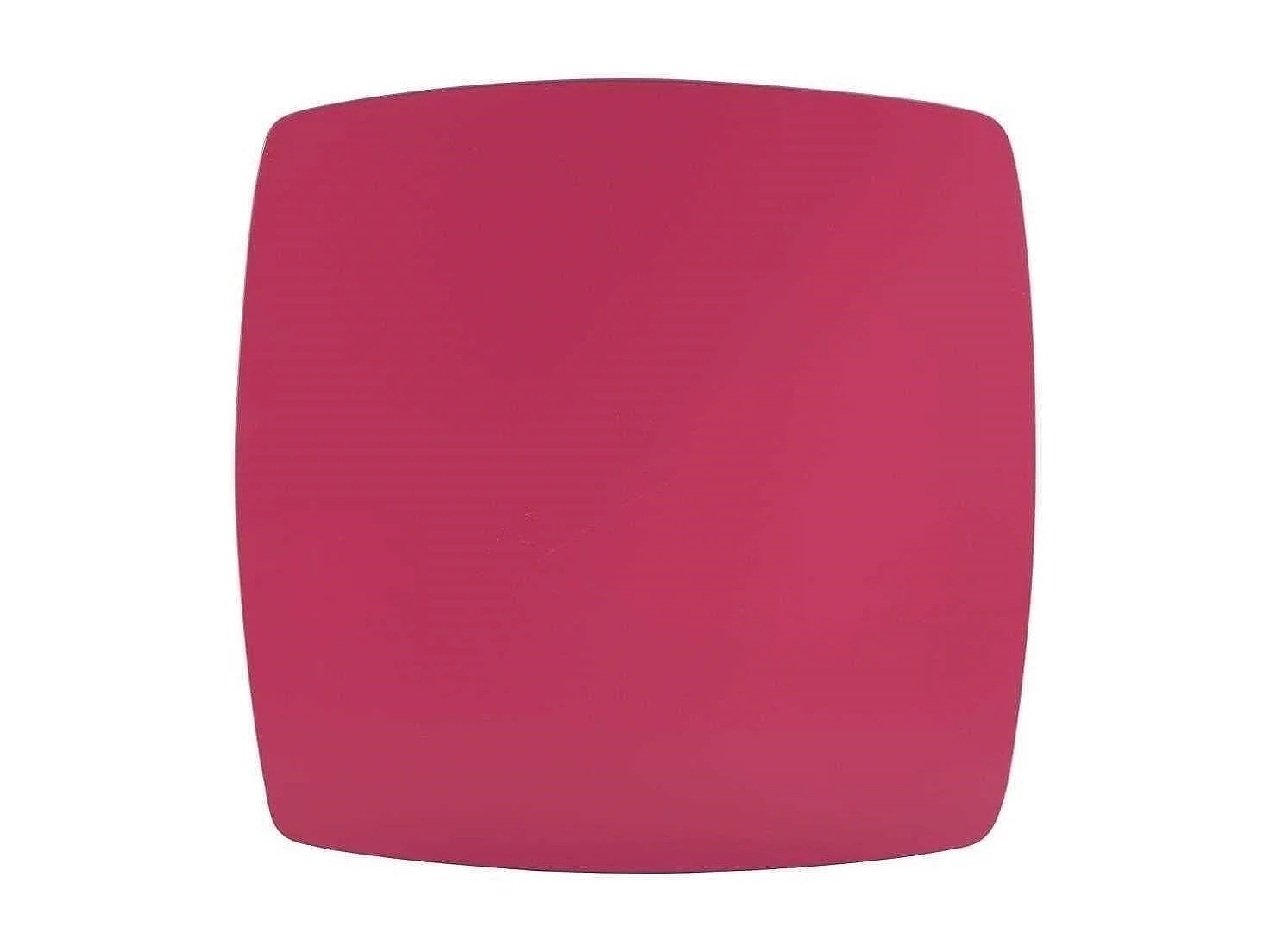 Set Tisch/2 Hocker Holz weiß/rosa 96x48x42h