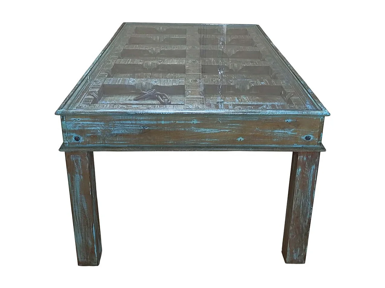 Table en bois faite à la main 170 x 107 x 76 cm (h)