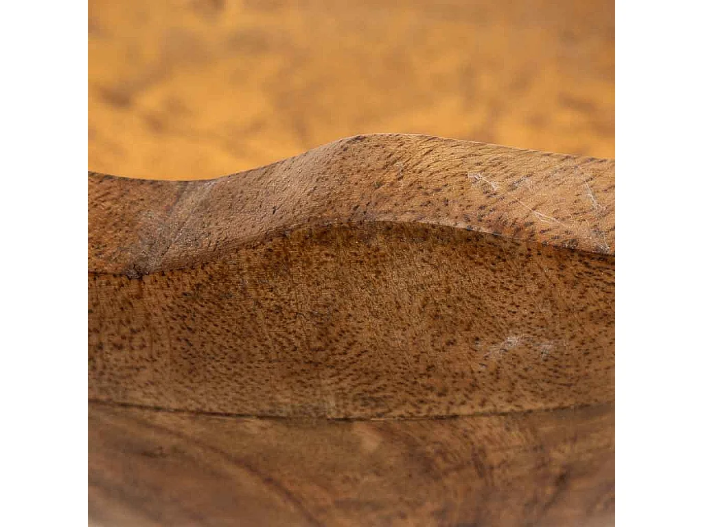 Bowl de madera cobre 30x30x12h cm