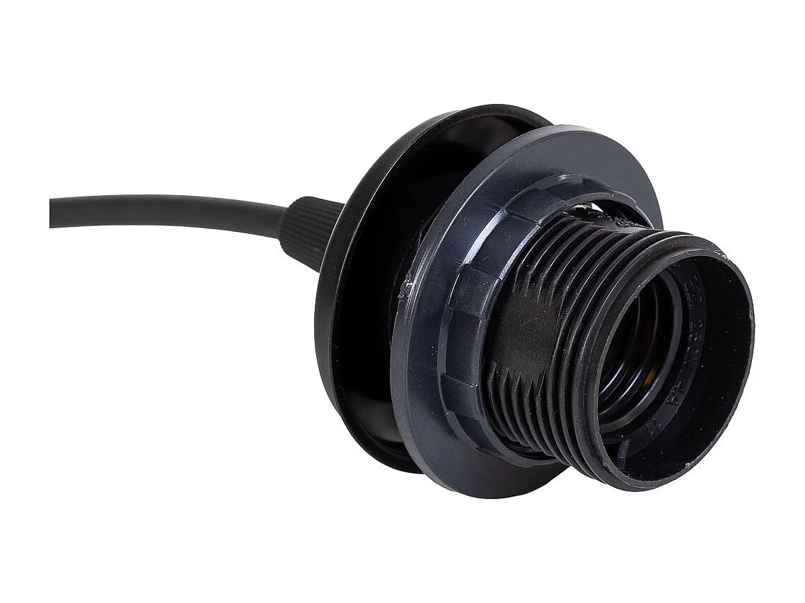 Lámpara de techo de papel  negro, d48,5x36h cm