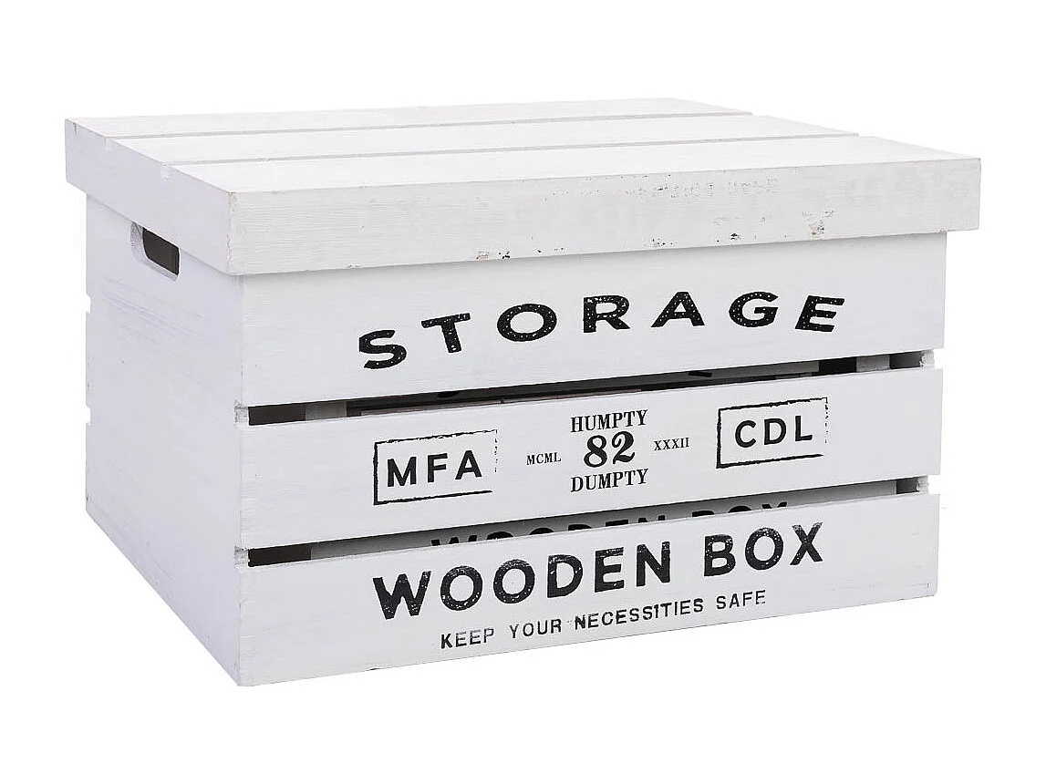 Coffrets en bois imprimés lot de 3 pièces