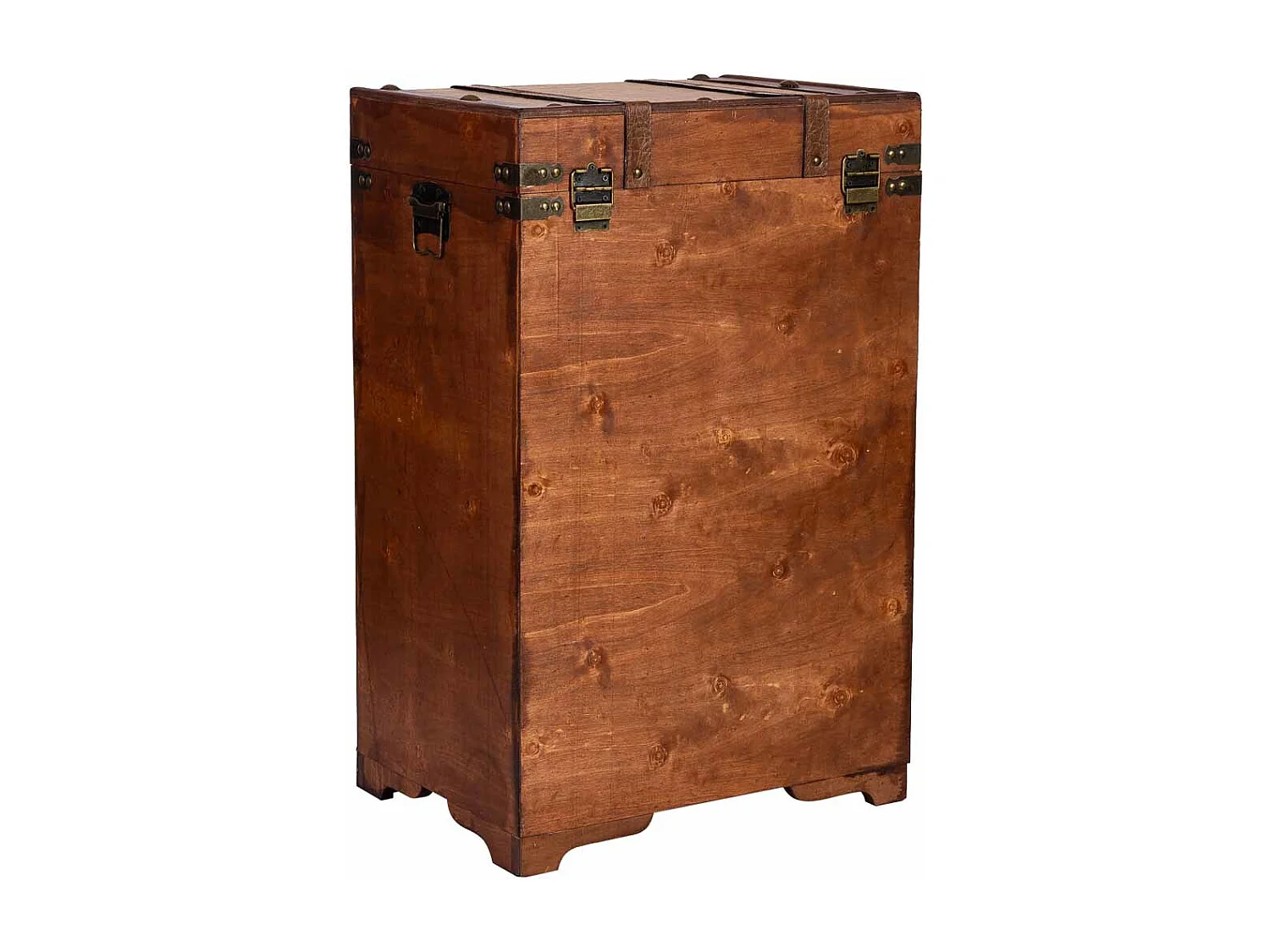 Coffre en bois marron 41x30x64