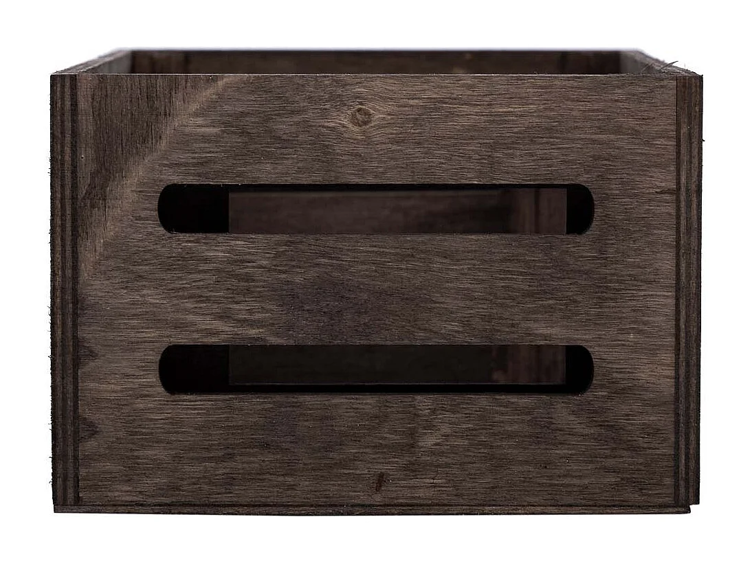 Holzschubladen-Set 2-teilig braun 20x13x09-16x11x08h cm