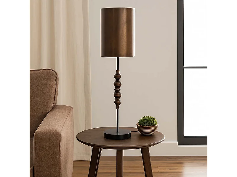 Lampadaire en métal 18x18x60,5/80h cm