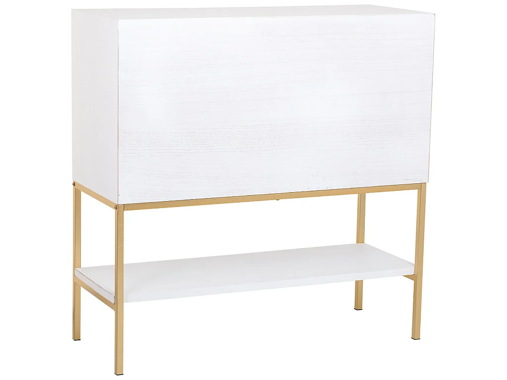 Credenza 2 ante legno e metallo 100x40x100h cm