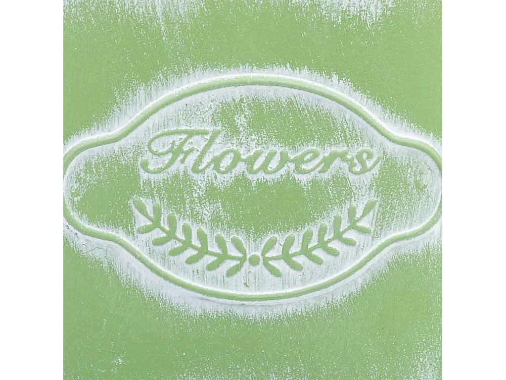 Arrosoir en métal vert 20,5x8,5x105/11h cm