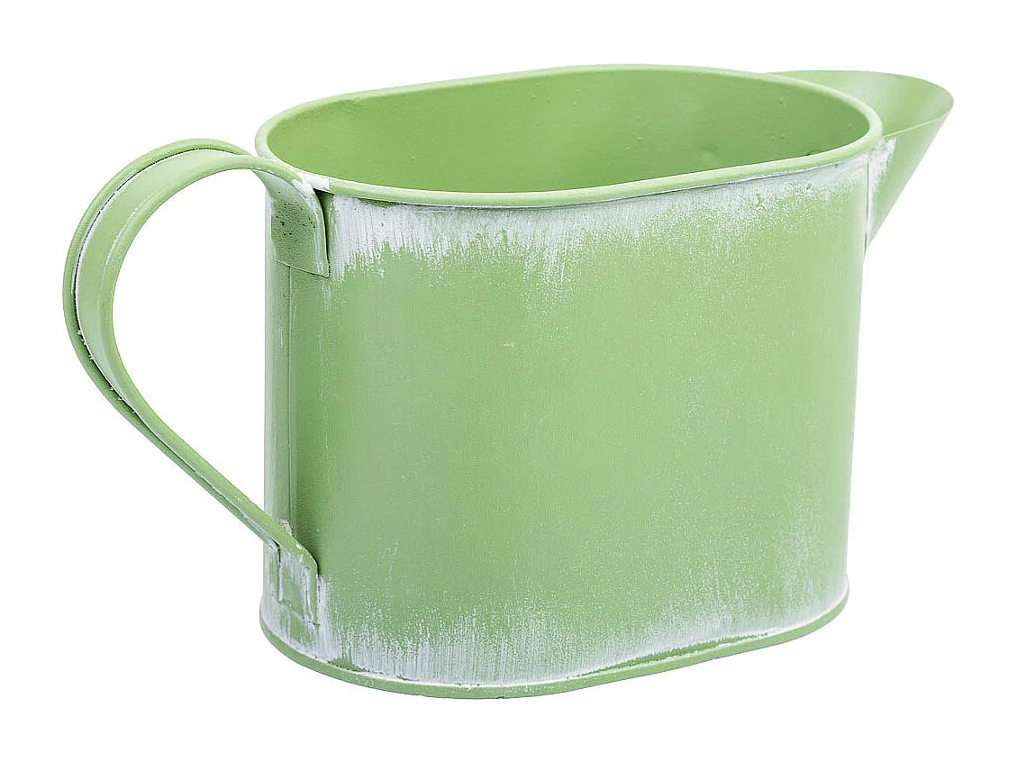 Grüne Metallgießkanne 20,5x8,5x105/11h cm