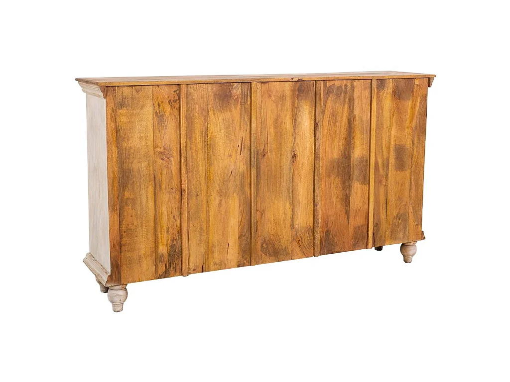 Credenza artigianale in legno 178x43x102h cm