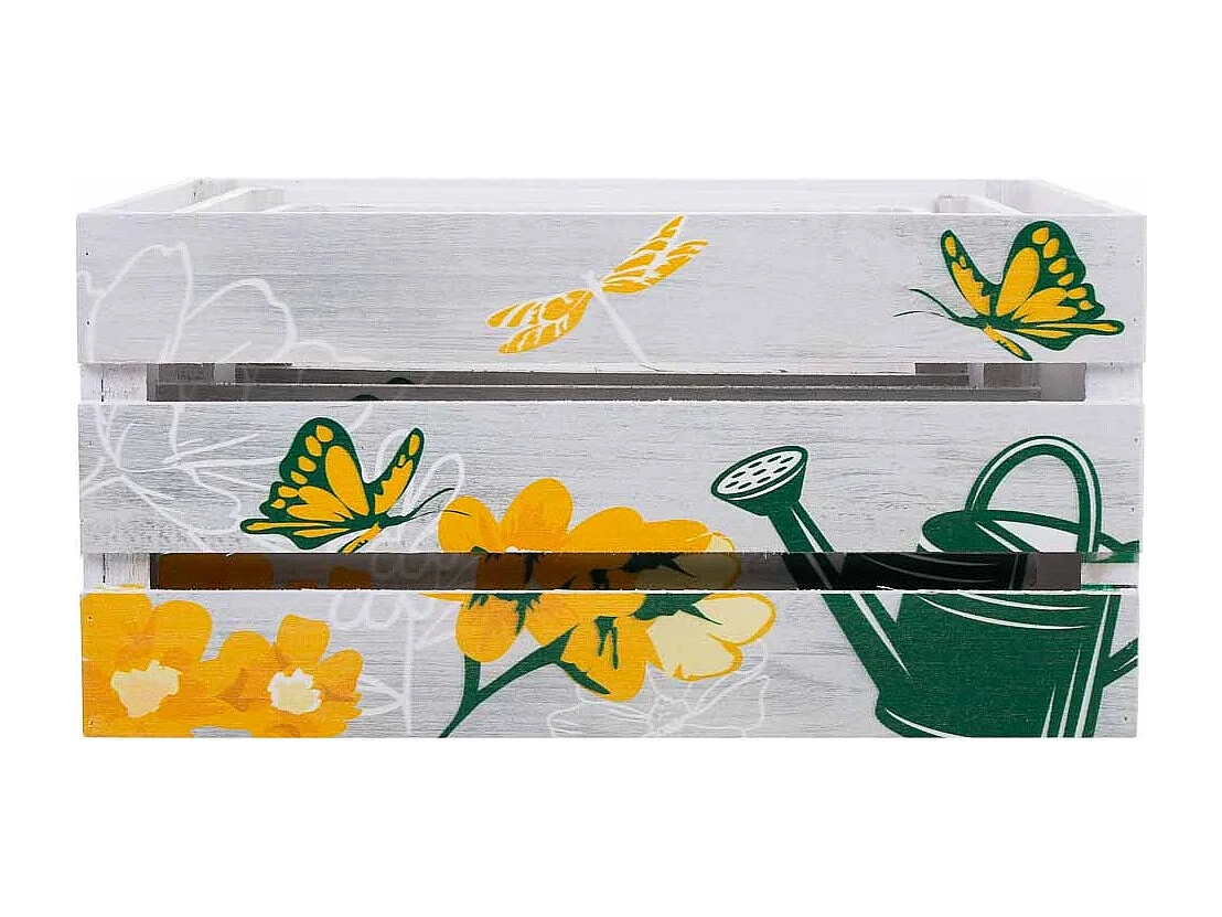 Bedruckte Holzschubladen 3er Set 36x26x18h-31x21x16h-26x16x14h cm