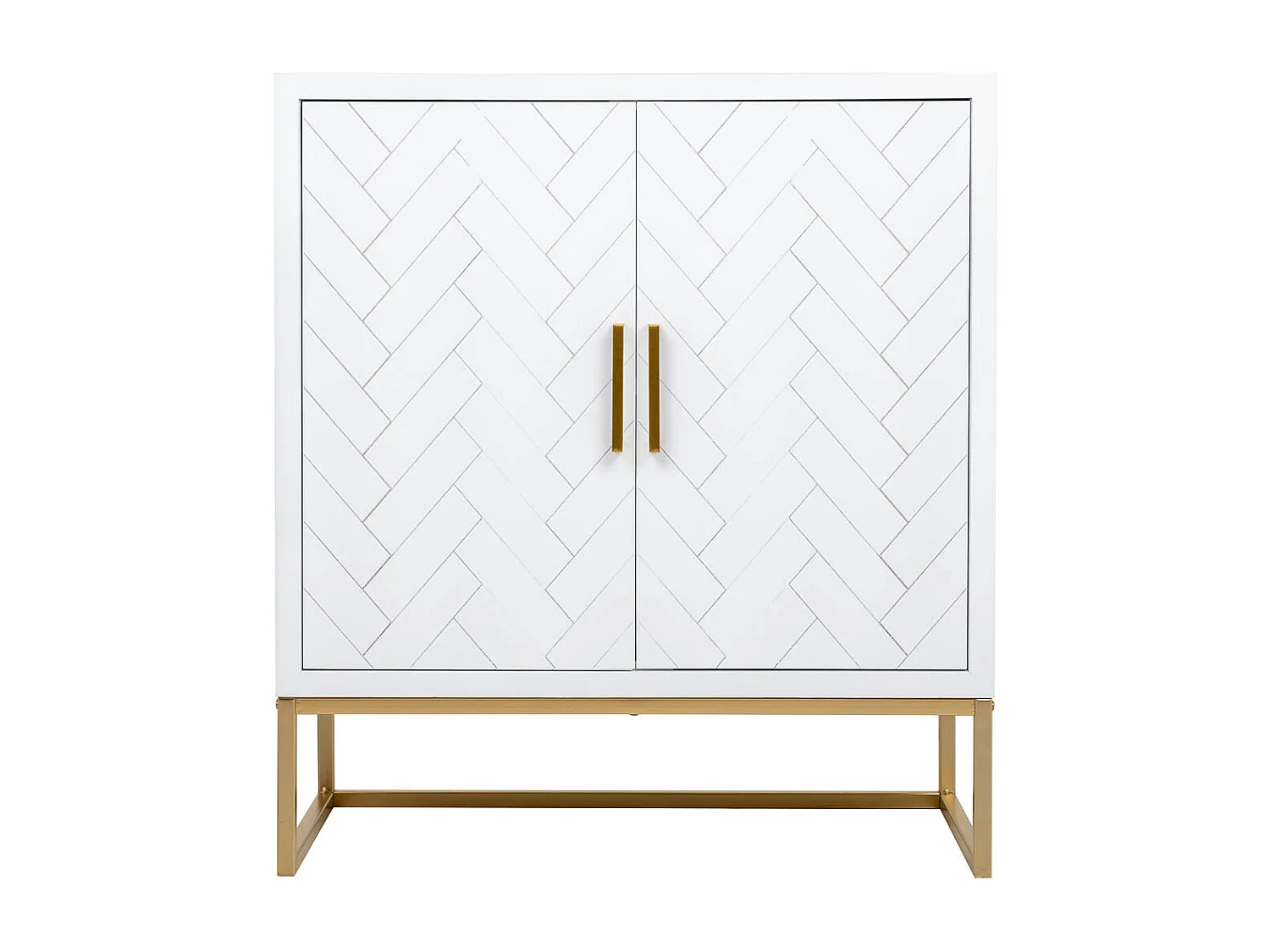 Sideboard aus Holz und Metall 80x39,5x89h cm