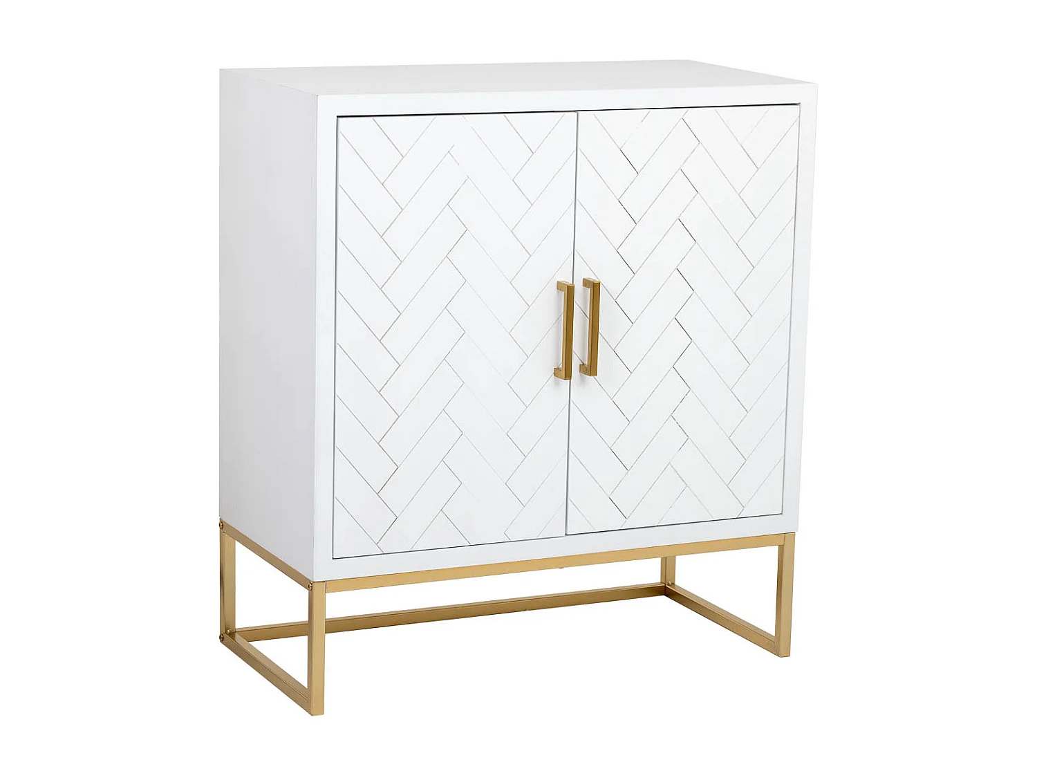 Sideboard aus Holz und Metall 80x39,5x89h cm