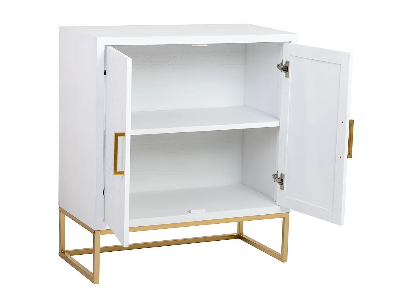 Sideboard aus Holz und Metall 80x39,5x89h cm