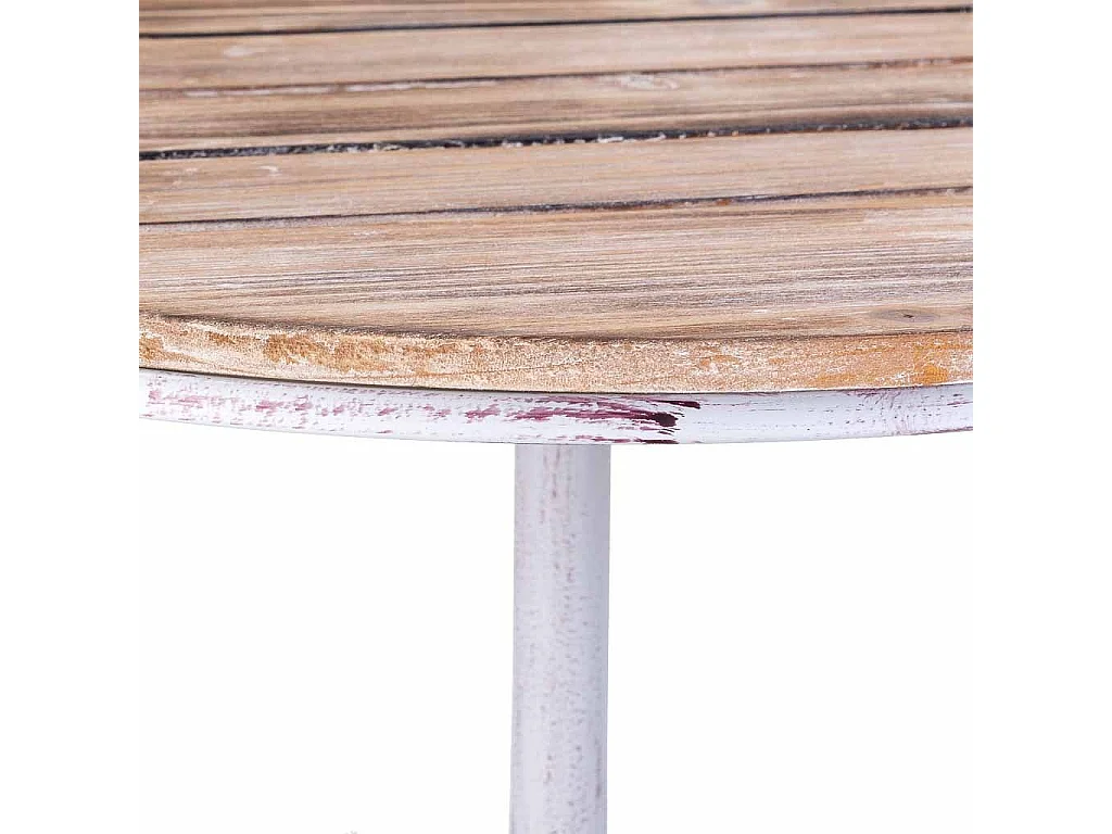 Mesa blanca 62x62x78