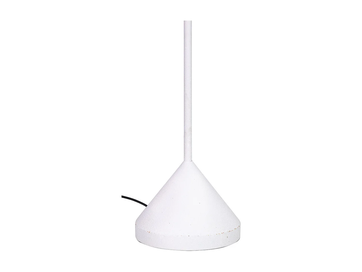 Jardinière avec support en métal blanc 25,5x25,5x48h cm