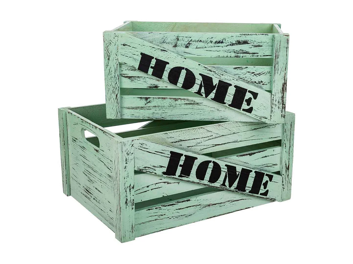 Lot de 2 tiroirs en bois 36x26x18