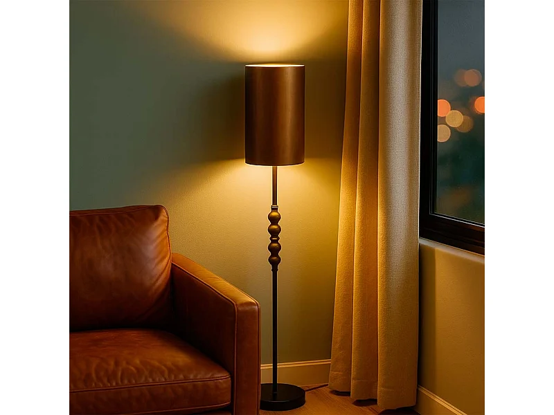 Lampe de table en métal 30x30x80h cm