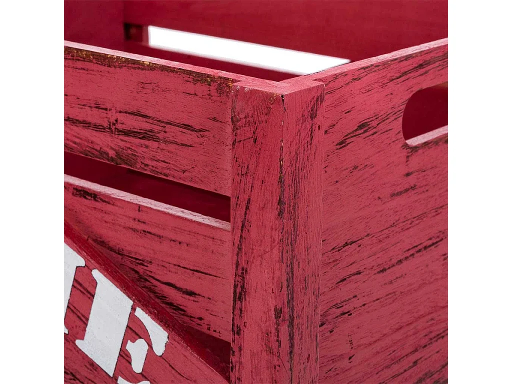 Holzschubladen 2er Set 36x26x18 -31x21x16h cm