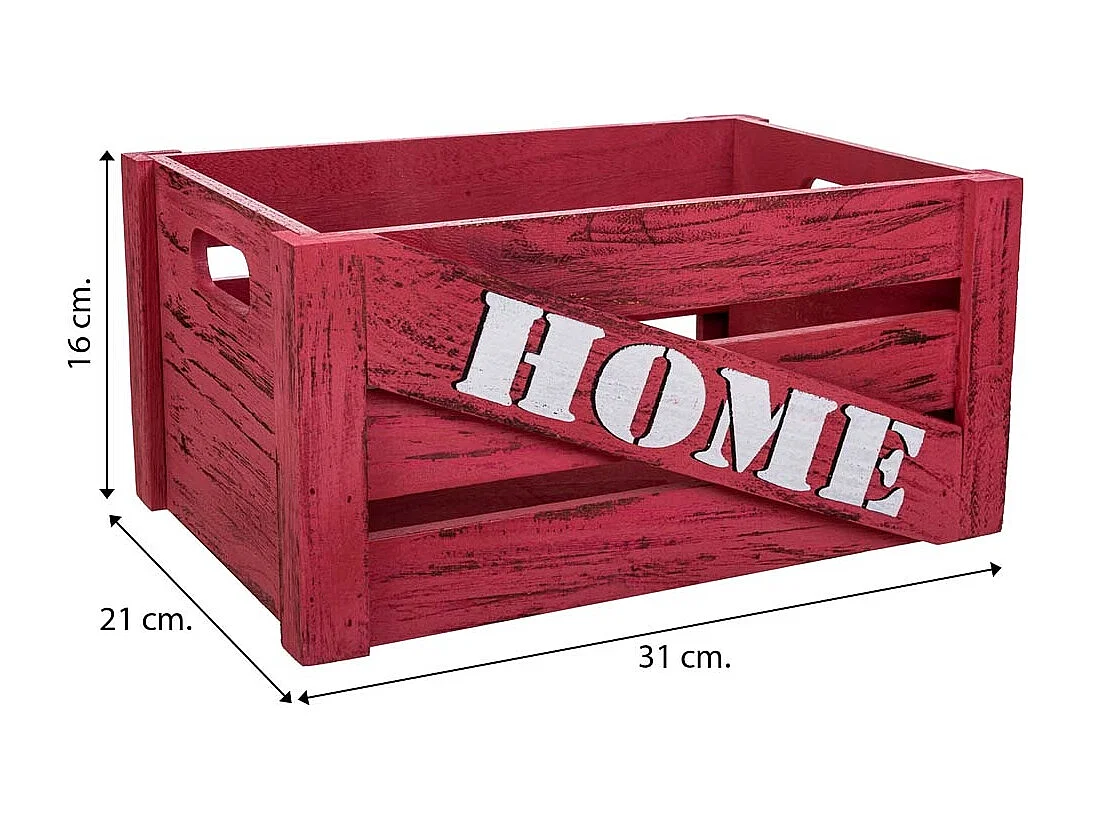 Lot de 2 tiroirs en bois 36x26x18 -31x21x16h cm
