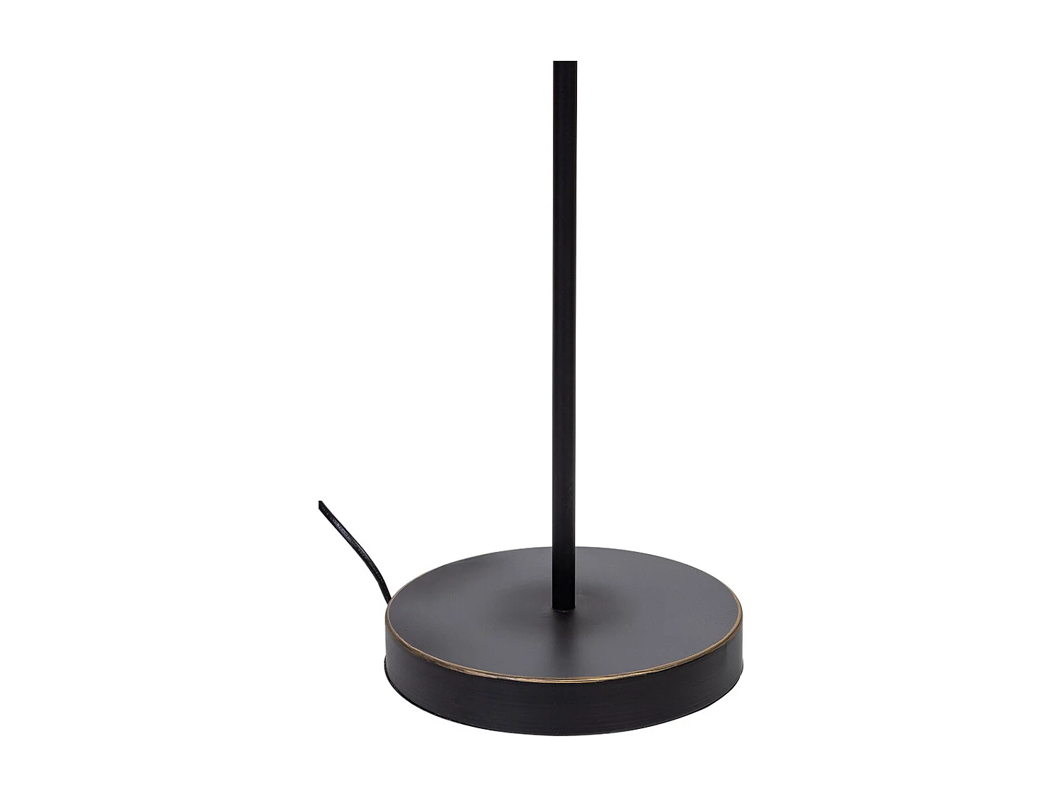 Lampadaire en métal noir 39,5x39,5x139/152,5h cm