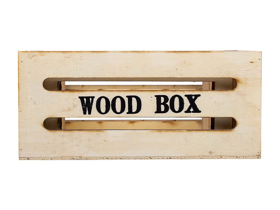 Holzschubladen-Set 2-teilig braun 20x13x09-16x11x08h cm