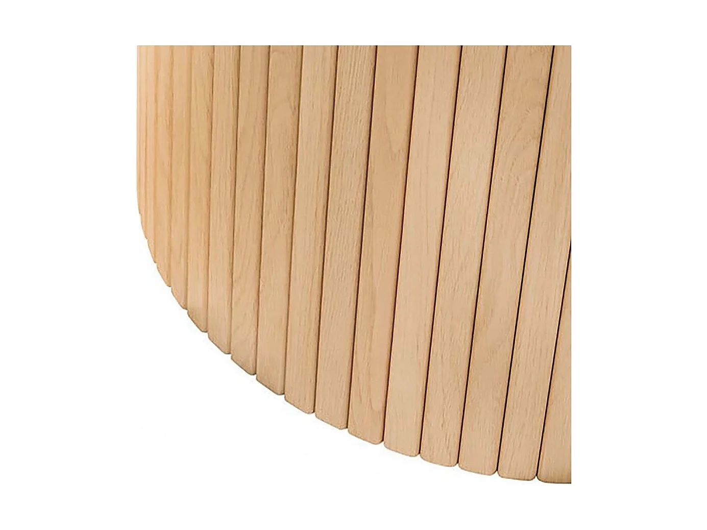 Table à manger ronde avec plateau effet marbre blanc - Diamètre 110 x Hauteur 76 cm