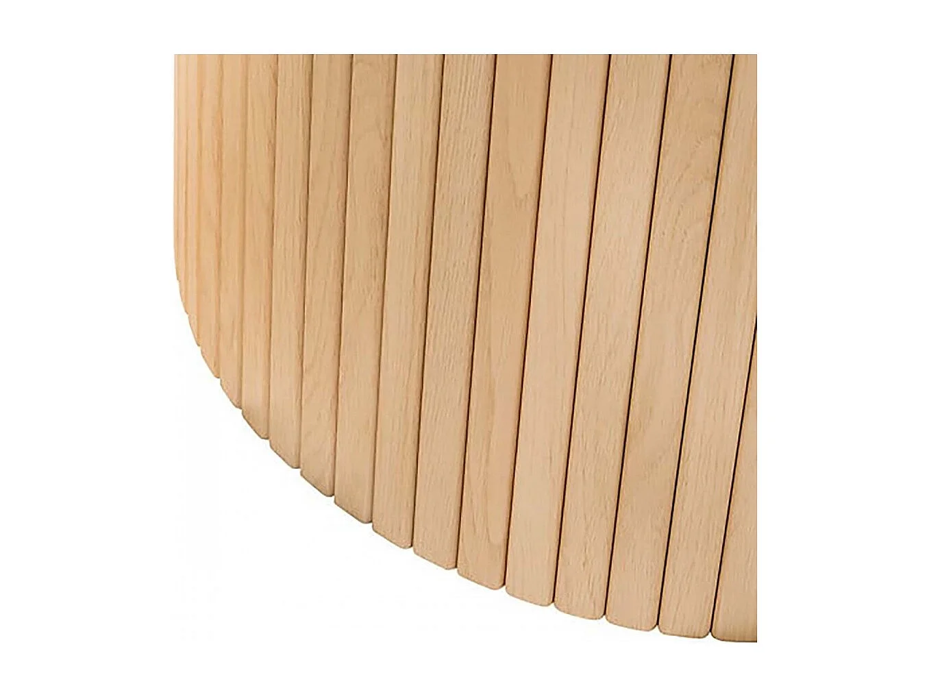 Table à manger ronde avec plateau effet marbre blanc - Diamètre 110 x Hauteur 76 cm