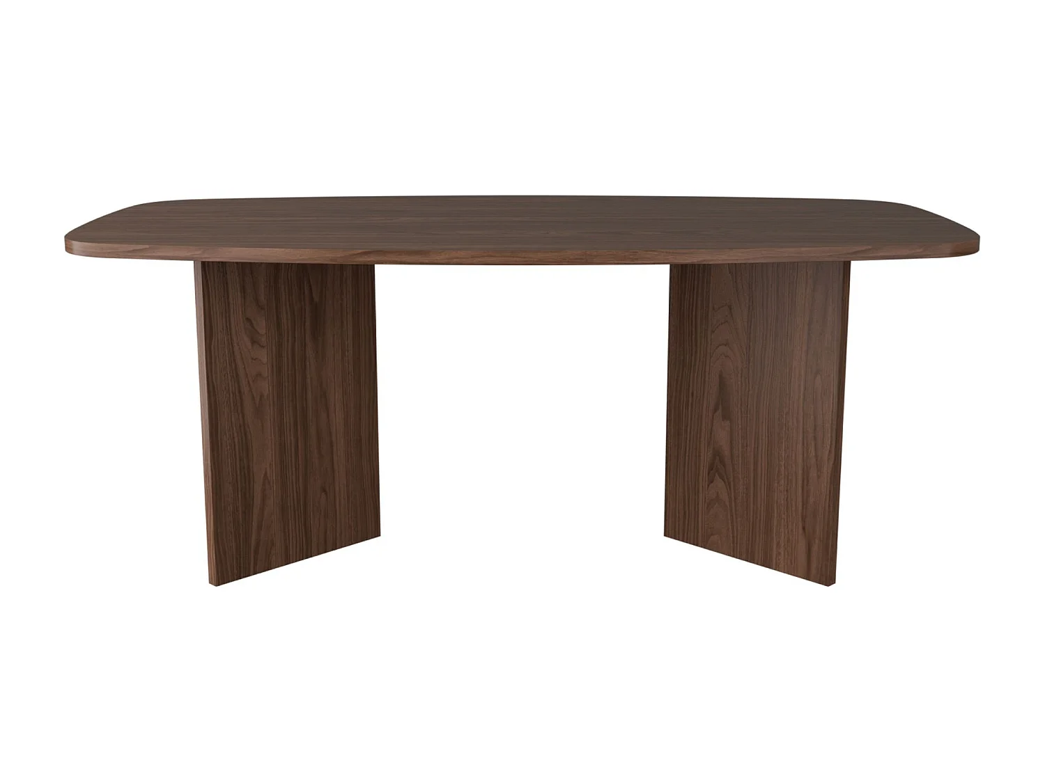 Esstisch 190 x 100 cm – Nussbaum-Wisconsin-Optik – PIANO