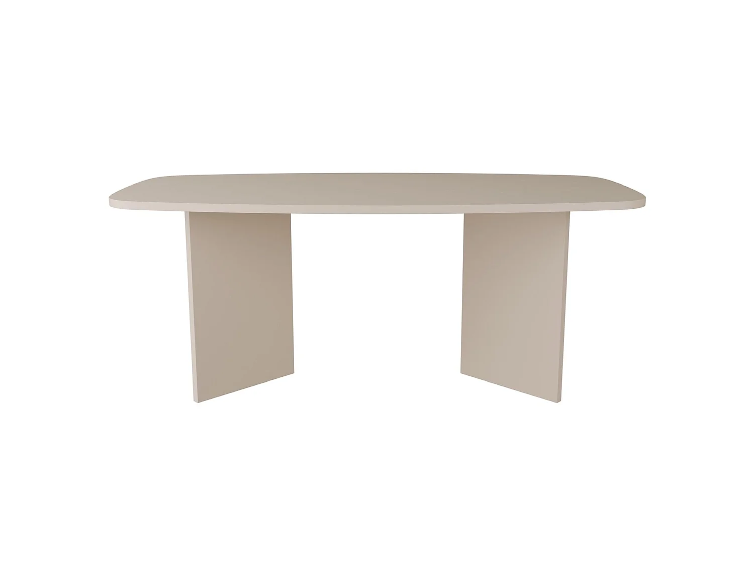 Table à manger rectangulaire – gris cachemire – 190x100 cm – PIANO