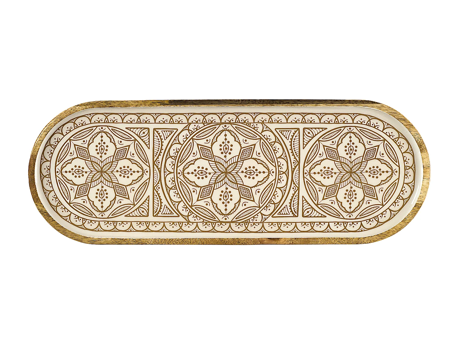 Plat De Presentation Manguier Dune Terra 50cm Beige