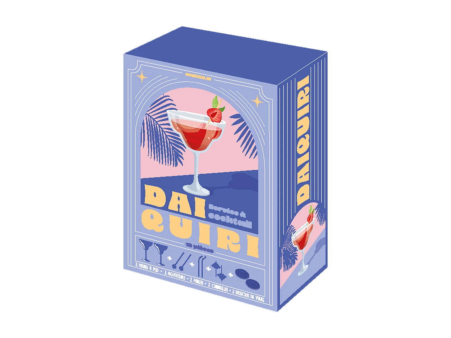 Coffret Cocktail 10pcs Daiquiri Bleu